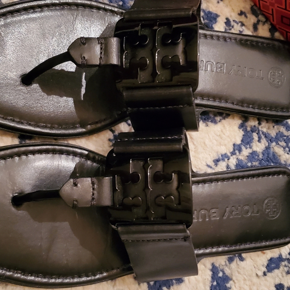 Like New Tory Burch Georgia Sandals, Newest Style,  Bought in May.